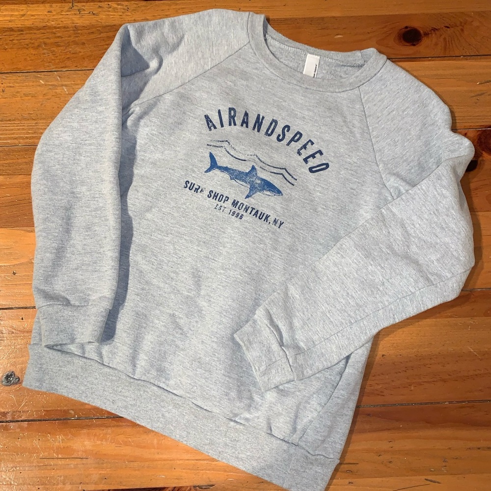 American Apparel Gray Sweatshirt Boys 12